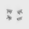 Tagra | RS21 | LED Profile End Caps | Plastic | Silver | Pack of 4 - 2193-ENDCAP-SIL-1__11968__16884.jpg
