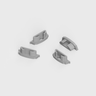 Tagra | SSB18 | LED Profile End Caps | Plastic | Silver | Pack of 4 - 1857-ENDCAP-1__13927__74638.png