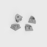 Tagra | SSC16 | LED Profile End Caps | Plastic | Silver | Pack of 4 - 1616-ENDCAP-SIL-1__44962__34919.jpg