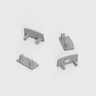 Tagra | SS17 | LED Profile End Caps | Plastic | Silver | Pack of 4 - 178-ENDCAP-1__54718__68092.png