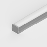 Tagra | SSD17 | LED Profile End Caps | Plastic | Silver | Pack of 4 - 171145-ENDCAP-SIL-2__04581__50965.png