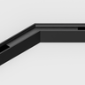 Tagra | SXL23 | 135 Degree Angled | LED Profile Connector | Black - 2325-135DEG-BLK-2__03189__17125.png