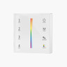 Tagra | RF 2.4GHz | Battery Powered | LED Wall Plate | RGB+CCT | 4 Zones | White - PSCONN-BPRGBCCTWALL_Wall_Plate_White__22615.jpg