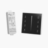 Tagra | RF 2.4GHz | Battery Powered | LED Wall Plate & 5-in-1 Receiver Bundle | Single Colour | 4 Zones | Black - PSCONN-BPSINBLK-5IN1RCVR__40071.jpg