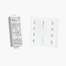 Tagra | RF 2.4GHz | Battery Powered | LED Wall Plate & 5-in-1 Receiver Bundle | CCT | 4 Zones | White - PSCONN-BPCCTWHT-5IN1RCVR__17145.jpg