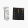 Tagra | RF 2.4GHz | Battery Powered | LED Wall Plate & 5-in-1 Receiver Bundle | RGB+W | 4 Zones | Black - PSCONN-BPRGBWBLK-5IN1RCVR__53562.jpg