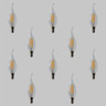 Tagra | CA35 Flame Tip Candle | Dimmable LED Filament Lamp | E14 | 400lm | 2700K | Pack of 10 - TL-CA35-4D-E14X10-OFF__38694__51357__95148.jpg