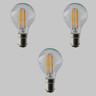 Tagra | G45 Golf | Dimmable LED Filament Lamp | B15 | 400lm | 2700K | Pack of 3 - TL-GOLF-4D-B15_OFF_x_3__49391__77131__92564.jpg