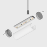 Tagra | T30 | Suspendable | Standard | Tubular | 30 x 30mm | LED Profile | 2 & 3 Metre - 3030CIRC-EXPLODE__94554.png