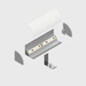 Tagra | SLC30 | Surface Mounted | Large Corner | Domed | 30 x 30mm | LED Profile | 2 & 3 Metre - 3030-EXPLODE__62715__05967.jpg