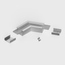 Tagra | RL23 | 120 Degree Angled | LED Profile Connector | Silver - 2320-120DEG-SIL-1__47920__45181.jpg