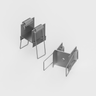 Tagra | RL23 | LED Profile Spring Mounting Brackets | Silver | Pack of 2 - MOUNT-SPR-2320-1__57401__94262.png