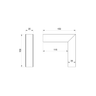 Tagra | SLXL35 | L Outer Corner | LED Profile Connector | Silver - 3535-OLCC__93985.png