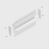 Tagra | PIW19 | Plaster In | Standard | Wall Washer | 18.5 x 96.5mm | LED Profile | 2 & 3 Metre - W-1896-EXPLODE__19114__92128.png