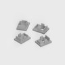 Tagra | PISMW13 | LED Profile End Caps | Plastic | Silver | Pack of 4 - 3613-ENDCAP-SIL-1__44725__79969.jpg