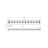 Tagra | Pro LED Strip Light | Long 48 | 240 LEDs/m | 48V | IP20 | 19.2W/m | RGB+W | 15M Reel - LR48-RGB6715M__22377.jpg