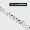 Tagra | Pro LED Strip Light | Long 48 | 240 LEDs/m | 48V | IP20 | 19.2W/m | RGB+W | 15M Reel - LR48-RGBW-StripLight-CLOSE.jpg