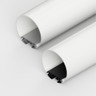 Tagra | T60 | Suspendable | Extra Large | Tubular | 60 x 60mm | LED Profile | 2 & 3 Metre - 6060CIRC-SILBLK-OP.jpg
