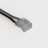 Tagra | LED Strip Solderless Connector | RGB+W | 12mm | Tape to Wire | IP20 | Pack of 10 - CONSOL-RGBW-COB-12MM-TW_1.png