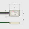 Mean Well | ODLV | 0-10V Dimmable LED Driver | Constant Voltage | 12V | 50.4W | IP67 - ODLV-65-12_Dims.jpg