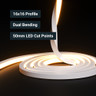 Tagra | Pro LED Neon Flex | Dual 16 | 16x16mm | CCT Tunable White 2300-6000K | 24V | IP67 | 15.4W/m | 5M Kit - NEONDUAL1616-CCT-SPEC.jpg