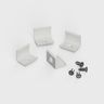 Tagra | Joinery Corner Beam | LED Neon Mounting Brackets | Set of 4 - NEON1010CORNER-MOUNTCLIPS_1.png