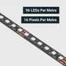 Tagra | Pixel LED Strip Light | 96 LEDs p/m | 16 pixels p/m | 24V | IP20 | 22W/m | RGB | 5 & 20M Reel - TD24-RGB-96-StripLight-CLOSE.jpg