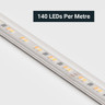 Tagra | Pro LED Strip Light | 140 LEDs/m | 24V | IP67 | 14.4W/m | CCT | 5 & 50M Reels - PS24-236K140-IP-StripLight-CLOSE.jpg