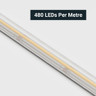 Cut to Size by Tagra | Economy COB LED Strip Light | 480 LEDs p/m | 24V | IP65 | 10.5W/m | Custom - EC24-65B-StripLight-CLOSE.jpg