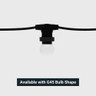 Tagra | Pro Series | Connectable LED Festoon Kit | Black | IP65 | G45 Frosted Lamps - FESTAHD-FR_BULBS.jpg