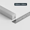 Tagra | Pro Pixel LED Neon Flex | Dual 20 | 20x20mm | RGB+W | 24V | IP67 | 15.4W/m | 10M Kit - TP24-N2020RGBW_DIM.jpg