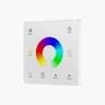 Tagra | RF 2.4GHz | Battery Powered | LED Wall Plate | RGB+CCT | 1 Zone | 4 Scenes - BP1ZRGBCCT-W-FRONT.jpg