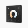 Tagra | RF 2.4GHz | Battery Powered | LED Wall Plate | CCT | 1 Zone | 4 Scenes - BP1ZCCT-B-FRONT.jpg