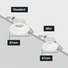 Tagra | Fire Rated | Standard | Recessed Downlight | Fixed & Tiltable - RD-DIMENSIONS.png