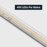 Tagra | Pro COB LED Strip Light | Long Run | 490 LEDs p/m | 24V | IP67 | 8.8W/m | 15M Reels - PC24-LR67-StripLight-CLOSE.jpg