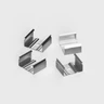 Tagra | SS17 | LED Profile Mounting Brackets | Silver | Pack of 4 (NEW) - MOUNT-178B-PACK.png
