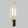 Tagra | C35 Candle | Dimmable LED Filament Lamp | B15 | 400lm | 2700K | Pack of 5 - TL_C35F_4D_B15_ON_copy_Base_2B__03226.jpg