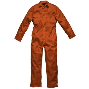 Adult Boilersuit Safety Work Coveralls Orange