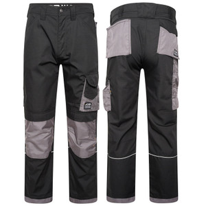 JCB Trade Rip-Stop Trousers Black/Grey JCB Trade Rip-Stop Trousers Black/Grey