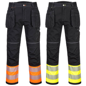 Portwest PW3 Hi-Vis Class 1 Holster Trouser PW307 Portwest PW3 Hi-Vis Class 1 Holster Trouser PW307