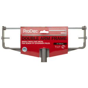 ProDec 12 inch Cast Aluminium Heavy Duty Double Arm Paint Roller Frame ProDec 12 inch Cast Aluminium Heavy Duty Double Arm Paint Roller Frame