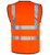 Hi Viz Vest Orange Back