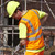 Supertouch Hi Vis Orange Velcro Vest 35281-7