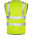 Hi Viz Vest Yellow Back