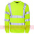 Hi Viz Vis Crew Neck Sweatshirt Yellow
