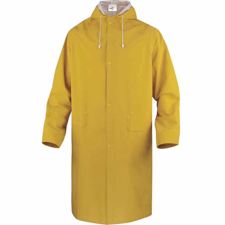 Delta Plus Rain Coat Waterpoof Long Length Yellow