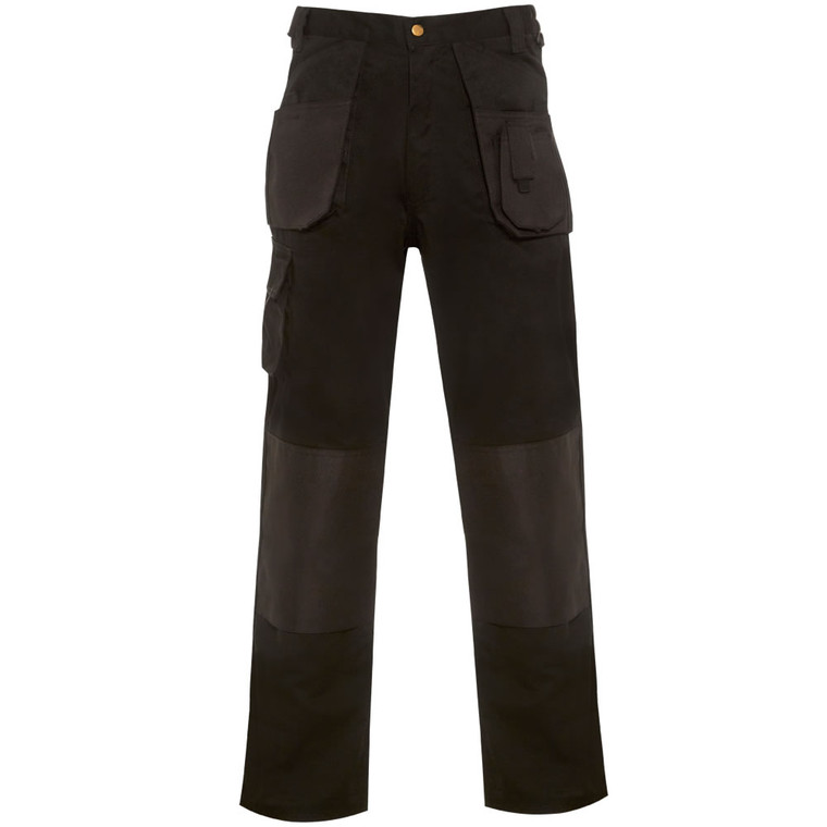 BlackRock, Work, Trouser, Black, warehouse, manufacture, mutliple, tool, black, pants
