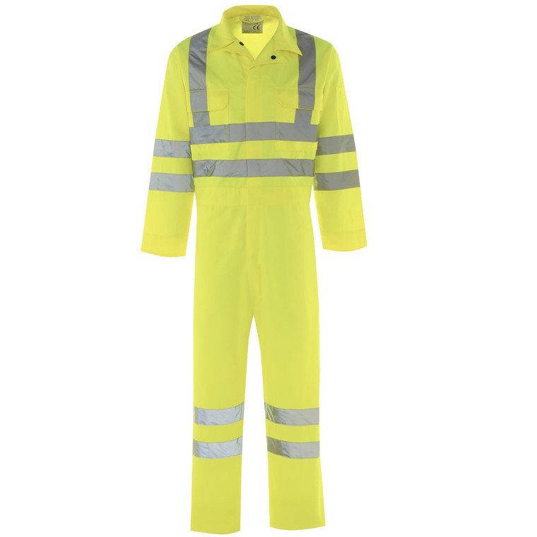Hi Viz Yellow Boilersuit 