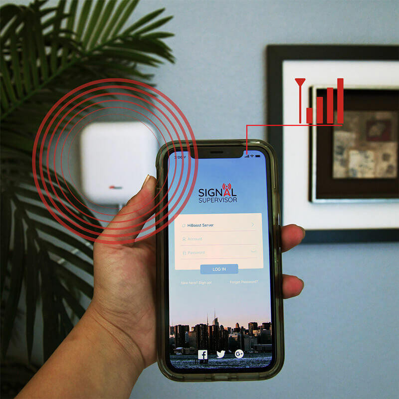 HiBoost Home 4K Smart Link Cell Phone Signal Booster Kit