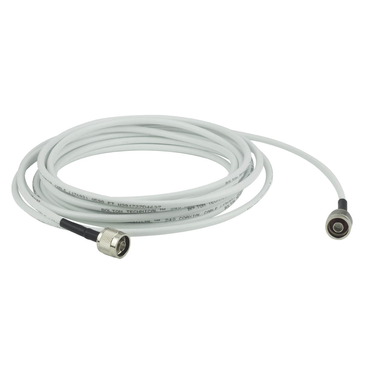 Bolton Technical LMR®240 Coaxial Cable -White Jacket N-Male to N-Male